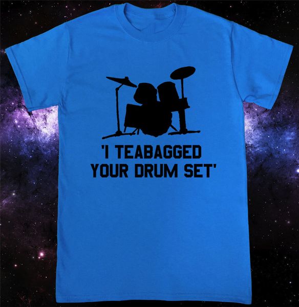 

teabagged drum set step brothers inspired t-shirt new funny tee shirt