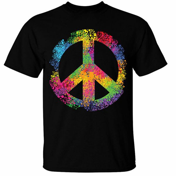 

peace sign t-shirt mens lgbtq+ pride gay bi lesbian rights love equality male female tee shirt