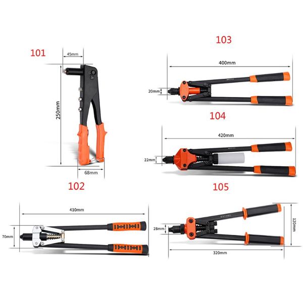 

single double handle ручной натяжение сердечник гайка прицепные c леве ручной инструмент оправка m17e