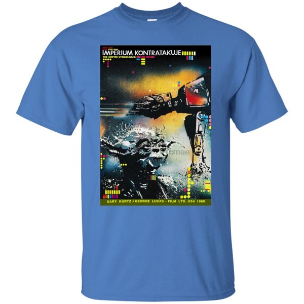 

retro polish movie poster empire strikes back 1980 t-shirt
