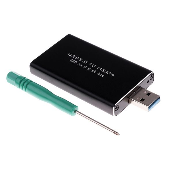 

msata enclosure to usb3.0 support 5cm msata ssd external adapter case