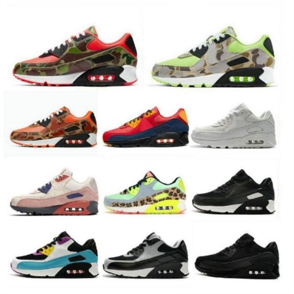 

2020 new chaussures 90 trainer shoes classic men women 90 sports shoes black red white air cushion designer 90s sneakers 36-45