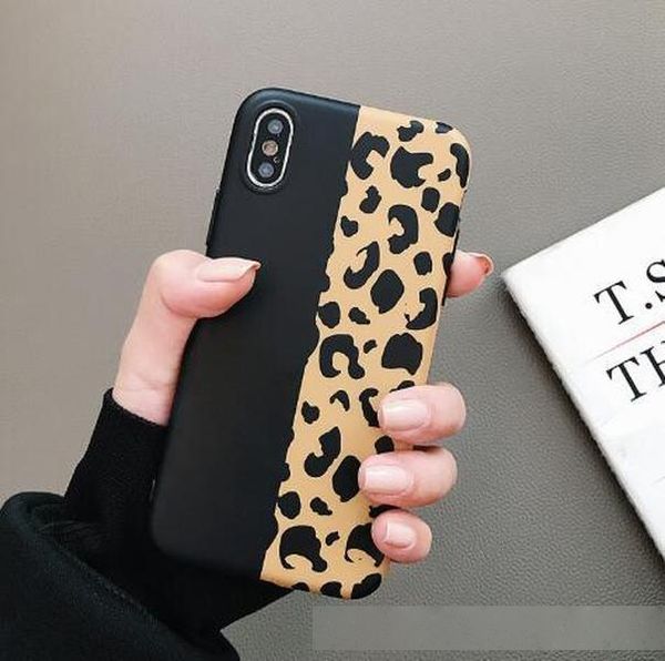 

leopard print phone case cover for iphone 11 12 pro xs max xr x se 2020 luxury soft back cases fashion shell