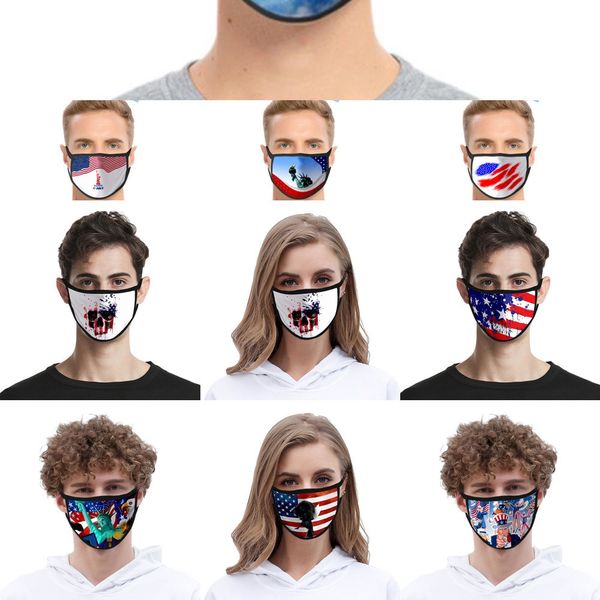 

double foral layer mask print face dustproof anti-uv designer masks fashion women men mout 3cfn