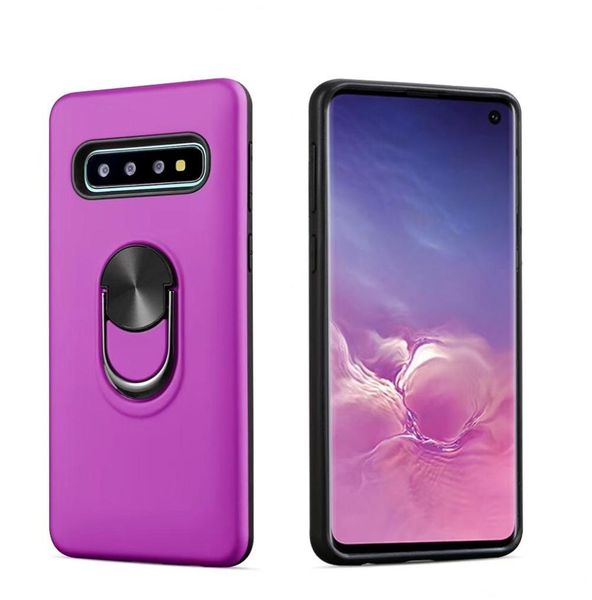 

for samsung note 10 pro a10e new ring case candy color hard hybrid tpu pc kickstand cover for galaxy j2 j7 star a2 core a20 a30 a70
