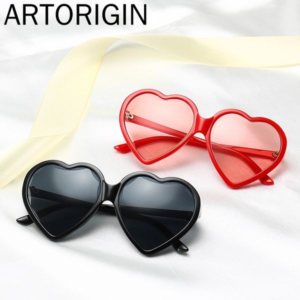 

luxury shaped sunglasses glasses itilan sunglasses cutting heart brand women designer uv400 2020 female dxmcd, White;black