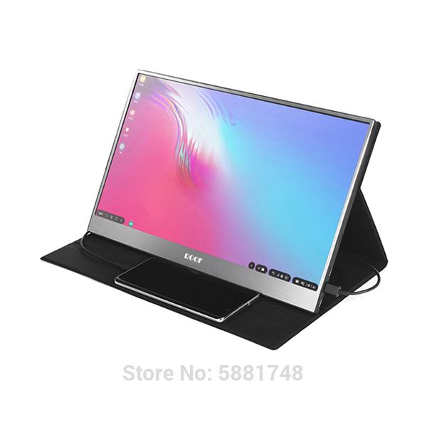 

15,6 дюймовый сенсорный экран игровой портативный монитор 1080p для xbox ps4 коммутатор мобильный телефон пк ноутбук жк-монитор дисплей комп