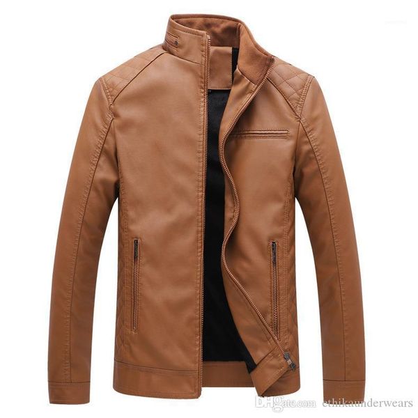 

leather jackets mens faux fur coats thick warm jackets slim casual streetwear vintage mens coat size l-6xl mens designer pu, Black