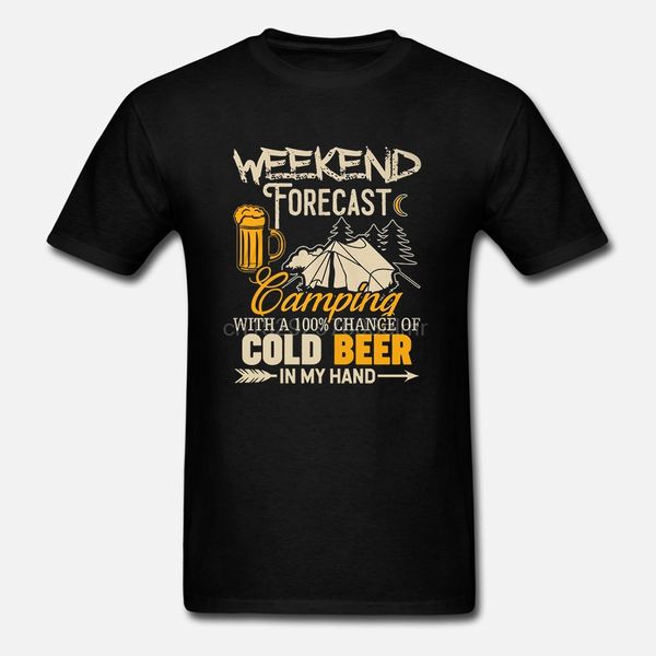 

men t shirt weekend forecast camping beer shirt women tshirt