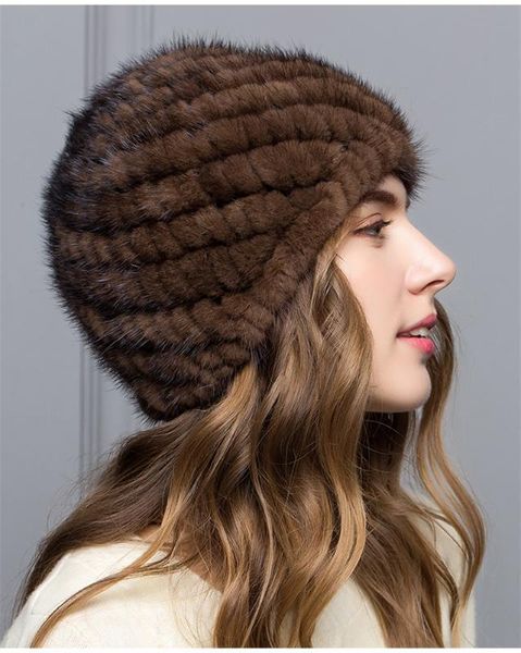 

women real hat winter fur hat russian women winter beanie ing, Blue;gray