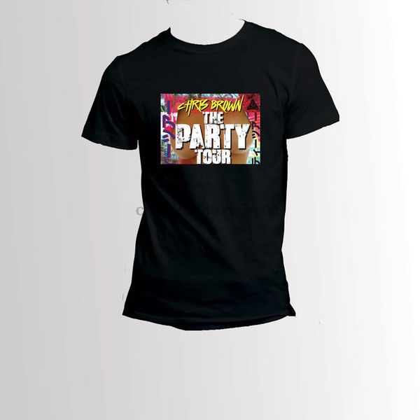 

chris brown партия tour t-shirt tee бесплатная доставка моды 100% хлопка хорошего качества хлопка тавра рубашки стиль классные футболки