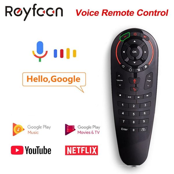 

remote controls g30 voice remote control air mouse wireless mini kyeboard with ir learning for android tv box pc