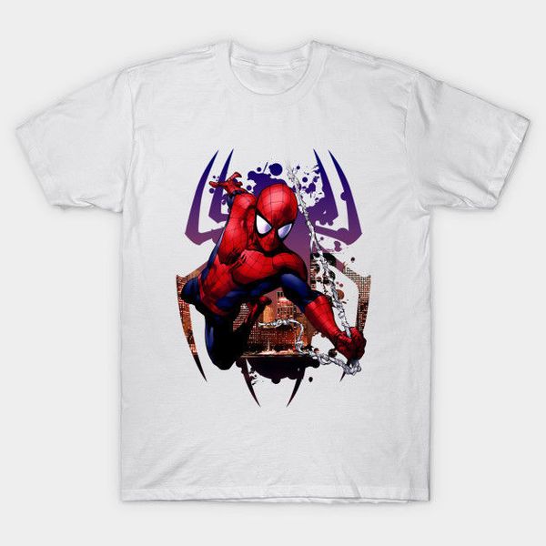 

2019 new mens kids t-shirt inspired heroes spider mario cookie monster tee shirts