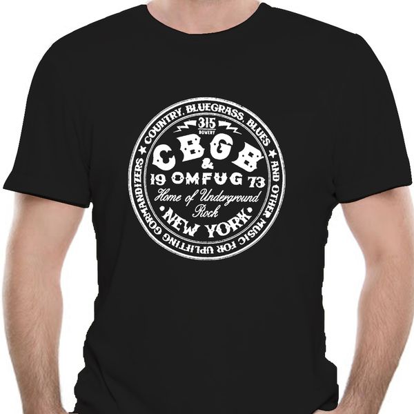 

cbgb мужчины cbgb круг футболка x большой черный 0006k