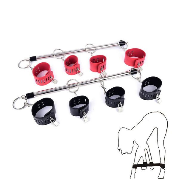

leg spreader bar bondage wrist ankle restraints handcuffs resistance bands for women men