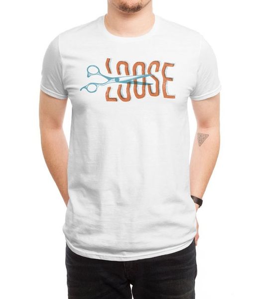 

new men casual printed t shirt cut loose short sleeve t-shirts tee