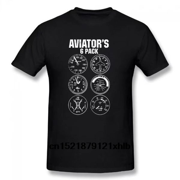 

men t shirt aviator six pack funny pilot summer basic casual short cotton (regular and big and tall sizes included) women