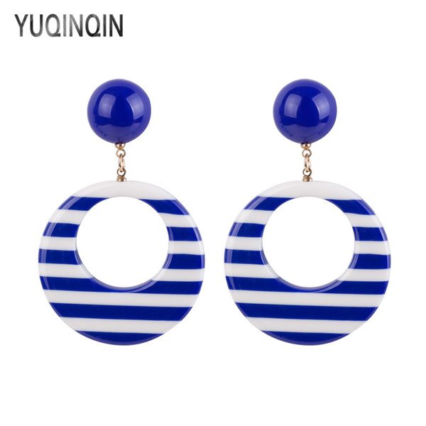 

dangle & chandelier classic resin drop earrings for women circle geometric acrylic dangling earings fashion elegant summer earring jewelry, Silver