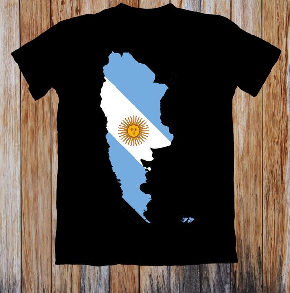 

argentina map & flag t-shirt Â classic custom design tee shirt