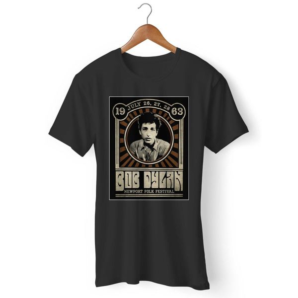 

bob dylan inspired 1963 newport folk festival man woman t-shirt