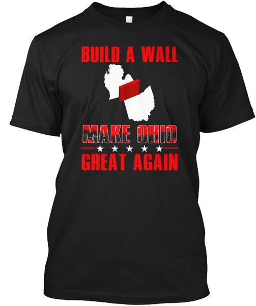 

men t shirt ohio build a wall state football t shirt women t-shirt