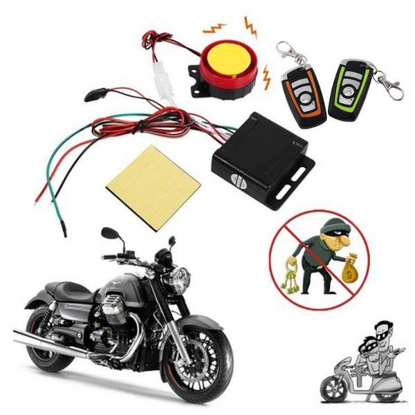 

1set motorcycle alarm system scooter anti-theft security horn alarm system single-way remote start/swaterproof car