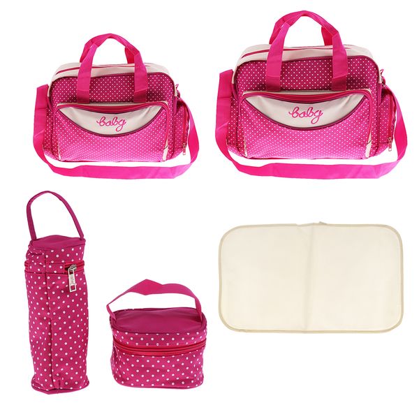 

5 шт польки младенца подгузник изменение больницы пеленки сумки для путешествий держатель бутылки