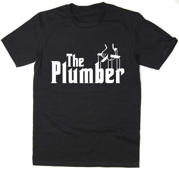 

2019 the plumber - funny t-shirt - godfather spoof - many colours