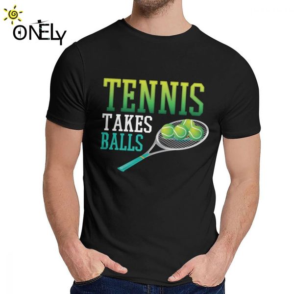 

tee shirt pickleball tennis takes balls tennis team slim novelty o-neck vintage t shirt