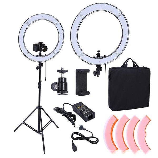 

studio pgraphic lighting camera p studio phone video 55w 240pcs led ring light 5500k pgraphy dimmable makeup ring lamp w