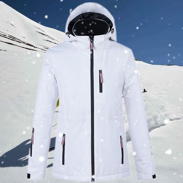 

skiing jackets womens and mens winter ski set waterproof windpoor snow coat pants suit white couples thermal snowboarding jacket