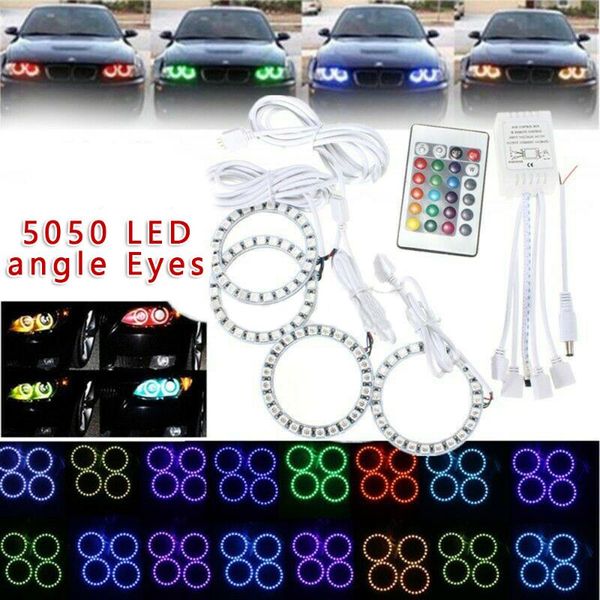 

light ring light remote kit dc 12v замена angel eyes кольцо 6а 70mm