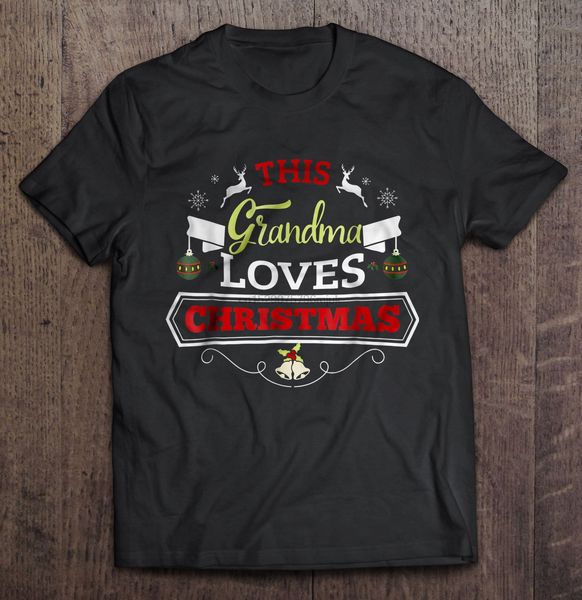 

men t shirt this grandma loves christmas -christmas sweater women t-shirt