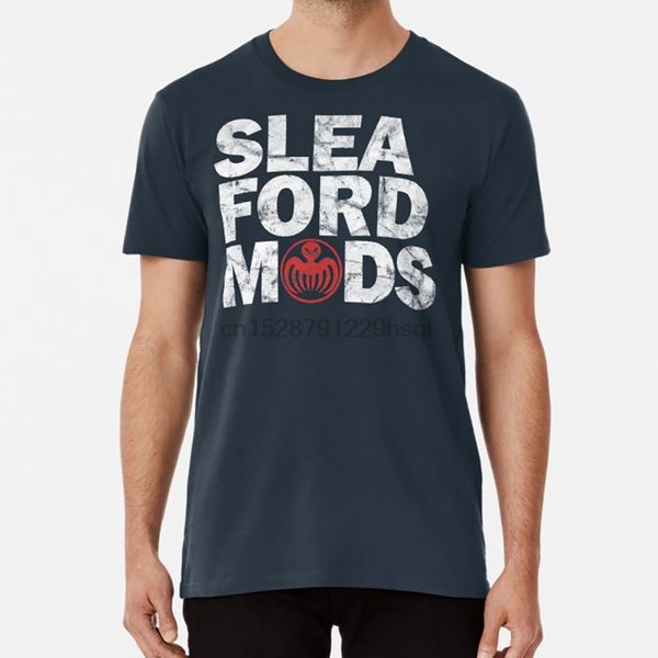 

sleaford mods (white red text) t shirt eton alive sleaford mods ocs spectre mollusc rap hip hop cool