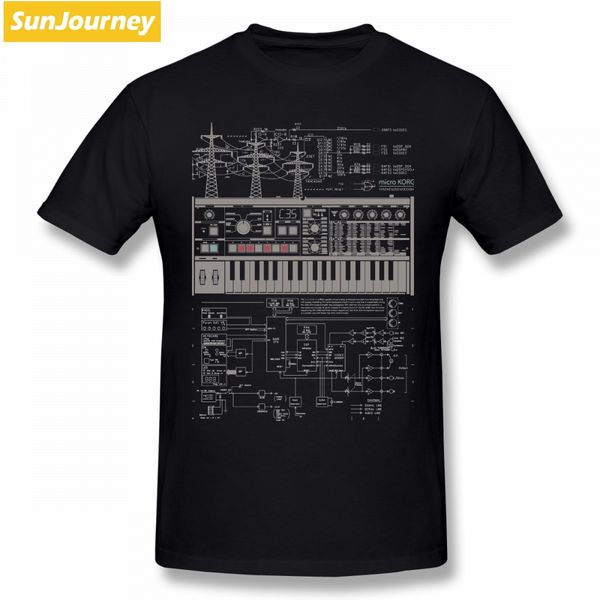 

microkorg industrial acid techno футболка brand brand-одежда хлопок crewneck плюс размер коротким рукавом пользовательские футболки для маль