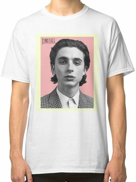 

new timothee chalamet men's t-shirt size s-2xl t shirt men short sleeve funny