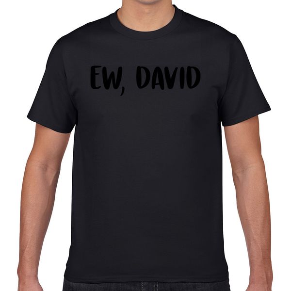 

t shirt men ew david summer harajuku geek cotton male tshirt xxxl