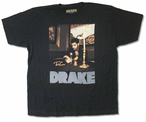

drake свеча серых светоотражающие логотипа черной футболка новая официальный adult мужские футболки летнего стиль мода swag мужчина футболка