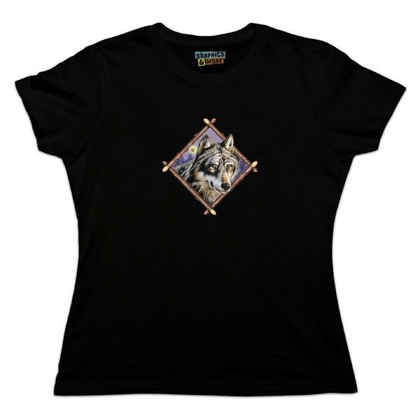 

wolf алмазные женщин новизна футболка basic модели tee shirt