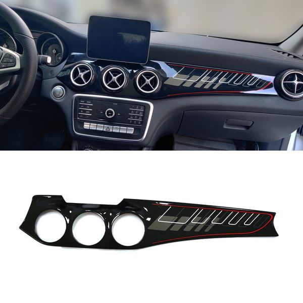 

for mercedes-benz gla-class x156 cla c117 car accessories dashboard air vent panel cover trim frame sticker interior decoration