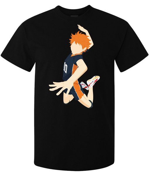 

haikyuu аним хинат символьных мужской доступен тенниска черного топ комические рубашки мужские