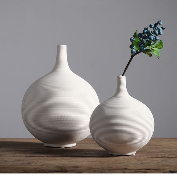 

2-set ceramic pitcher flower vase 6inch, for flowers, dried,wedding decor s