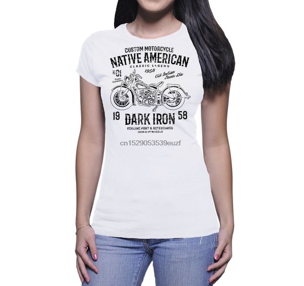 

new cute casual women t-shirt t - shirt donna dark iron vintage illustration fashion cotton tee shirt