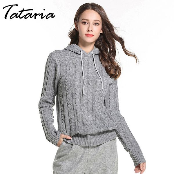 

women's sweaters 1knitted women hooded sweater for jumper knitwear winter woman knitting pullovers fashion, White;black