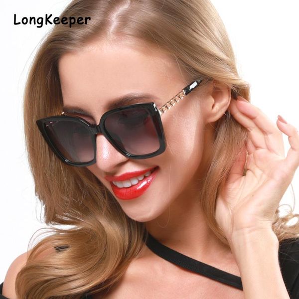 

fashion ladies oversized cat eye sunglasses women 2020 vintage designer big sun glasses trendy oculos shades uv400, White;black