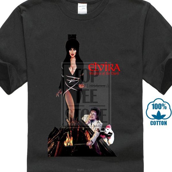 

elvira mistress of the dark t shirt khaki all sizes s to 4xl cassandra peterson men hipster tees