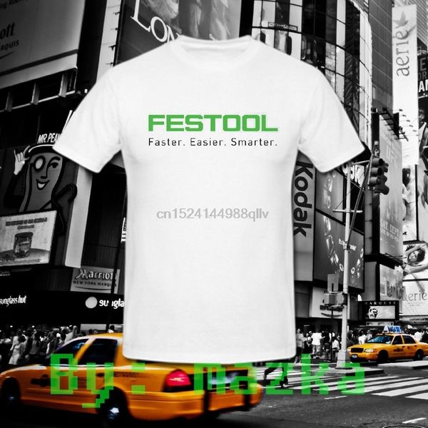 

festool tools logo mens casual cotton loose t-shirt