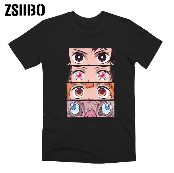 

zsiibo demon slayer t shirt blade of ghost t shirt fashion print popular casual ghost blade boy/girl t shirt casual tees