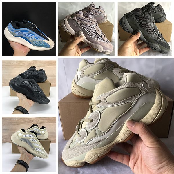 

reflective 500 kanye 700 glow in th dark running shoes azareth alvah stone sneakers utility black salt soft vision men women trainers