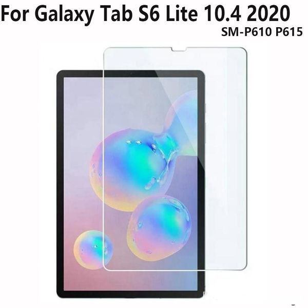 

9d glass for samsung tab s6 lite 10.4 2020 tempered glass film for galaxy tab s6 lite 10.4 p610 p615 explosion-proof screen protector